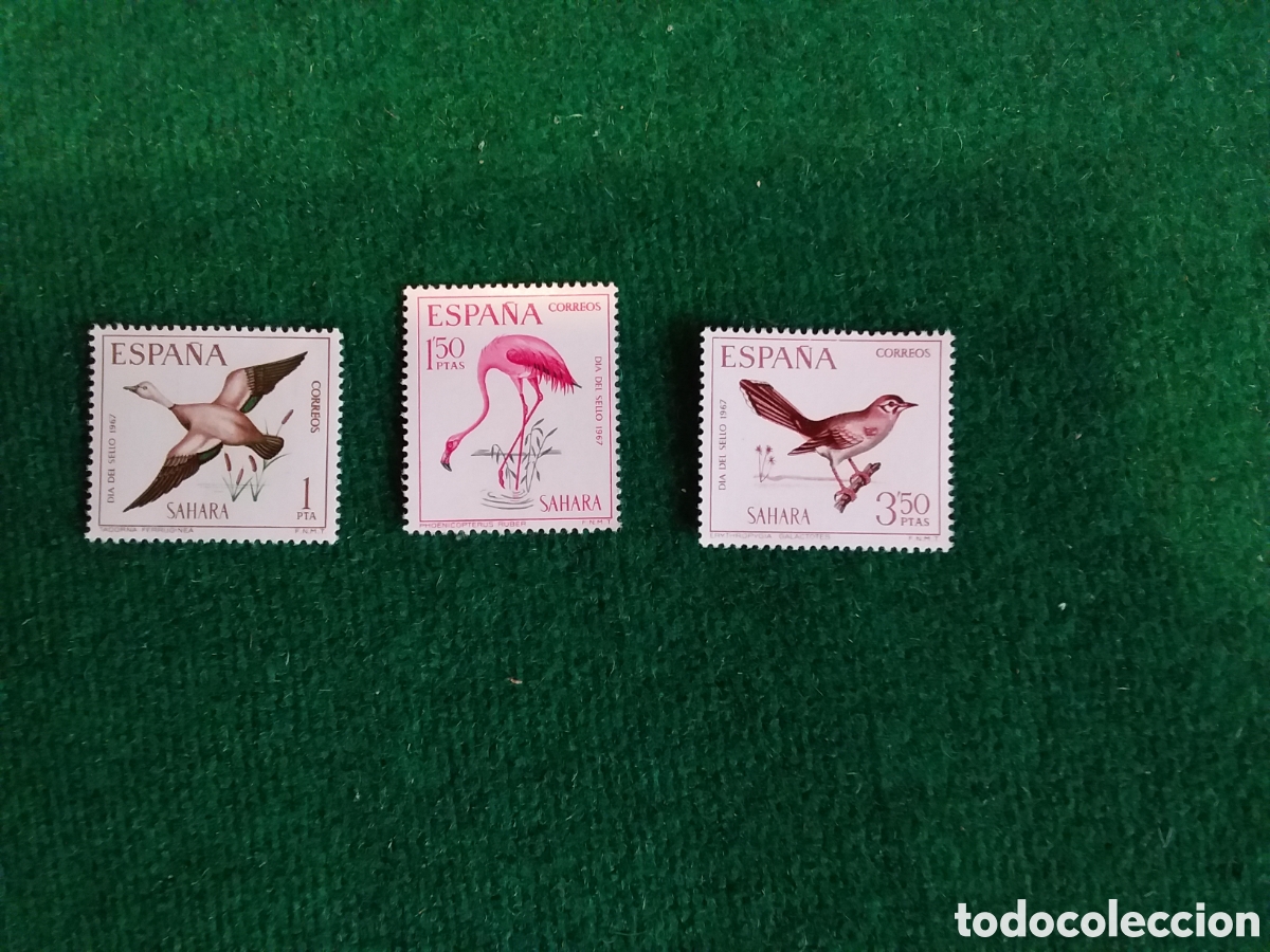 Sellos: S&Aacute;HARA SERIE COMPLETA A&Ntilde;O 1967 SELLOS MNH **