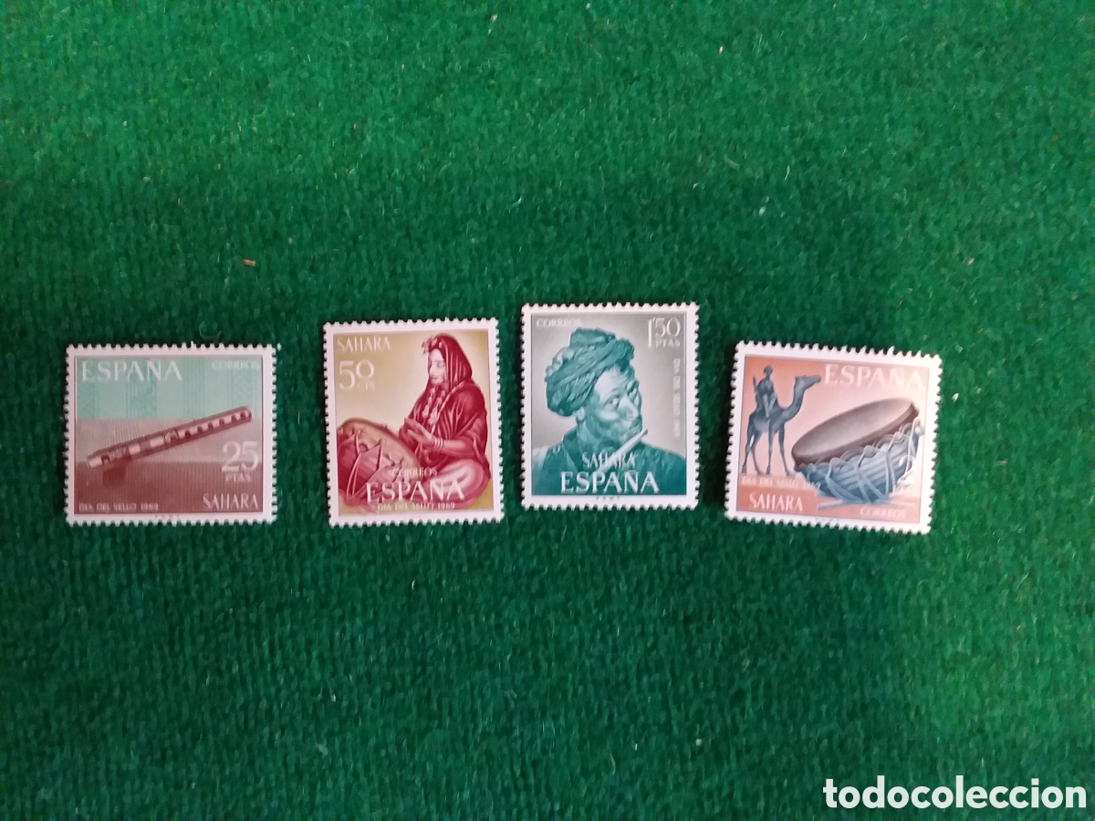 Sellos: S&Aacute;HARA SERIE COMPLETA A&Ntilde;O 1969 SELLOS MNH **