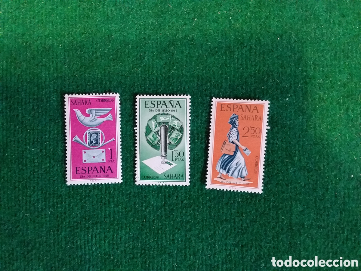 Sellos: S&Aacute;HARA SERIE COMPLETA A&Ntilde;O 1968 SELLOS MNH **