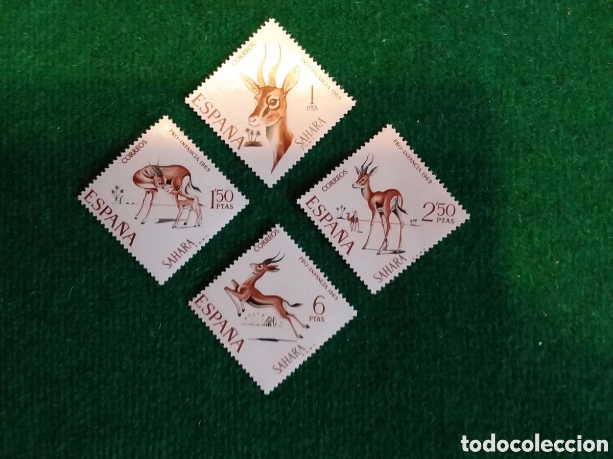 Sellos: S&Aacute;HARA SERIE COMPLETA A&Ntilde;O 1969 SELLOS MNH **
