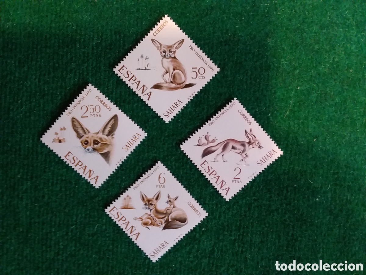 Sellos: S&Aacute;HARA SERIE COMPLETA A&Ntilde;O 1970 SELLOS MNH **