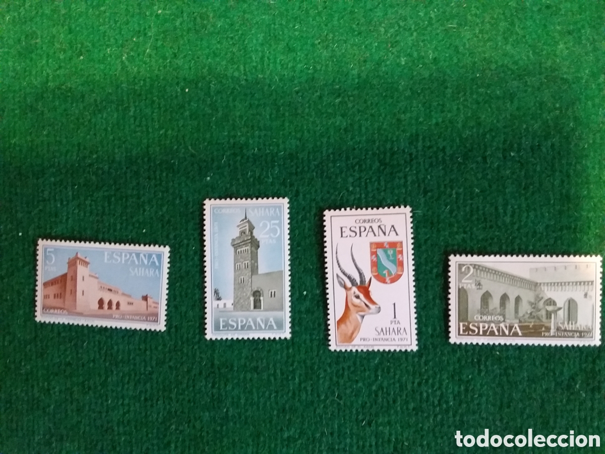 Sellos: S&Aacute;HARA SERIE COMPLETA A&Ntilde;O 1971 SELLOS MNH *
