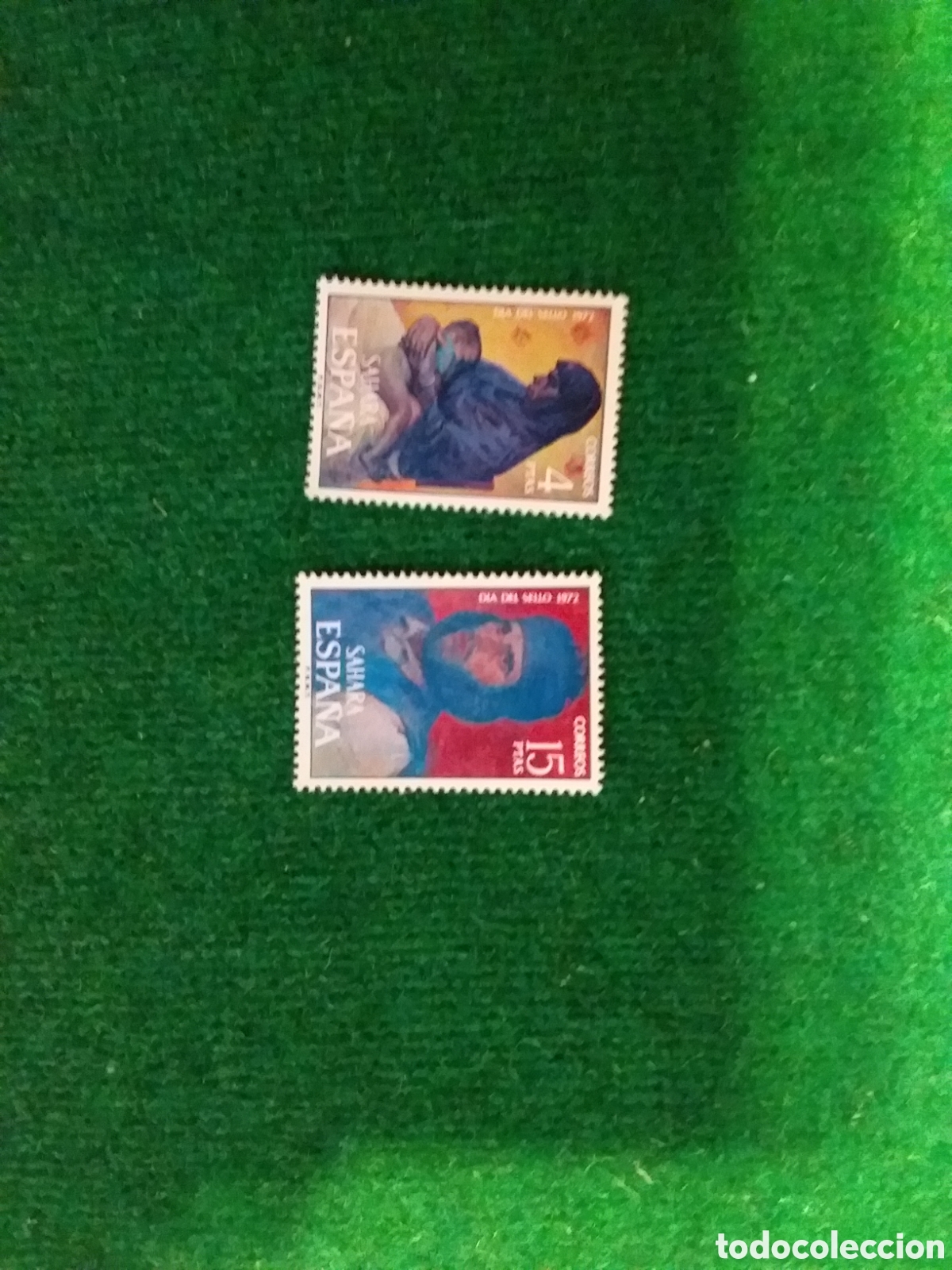 Sellos: S&Aacute;HARA SERIE COMPLETA A&Ntilde;O 1972 SELLOS MNH **