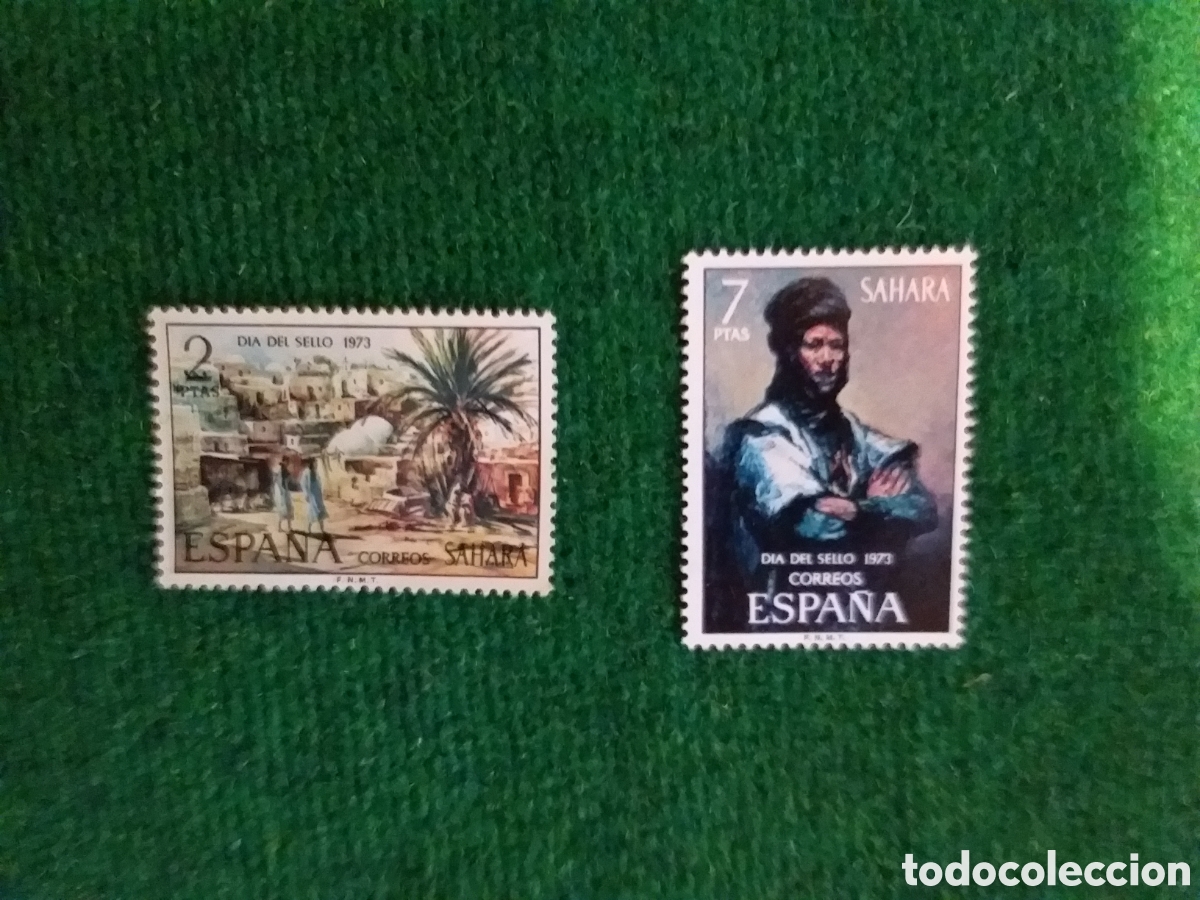 Sellos: S&Aacute;HARA SERIE COMPLETA A&Ntilde;O 1973 SELLOS MNH **