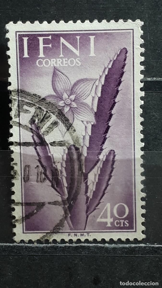 Sellos: IFNI. A&Ntilde;O 1954. &deg;. EDIFIL 107