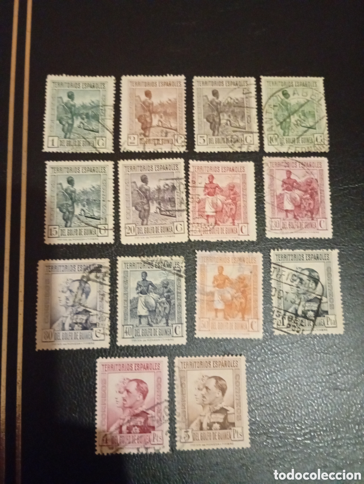 Sellos: Guinea Ecuatorial 1931 Edifil 202 215