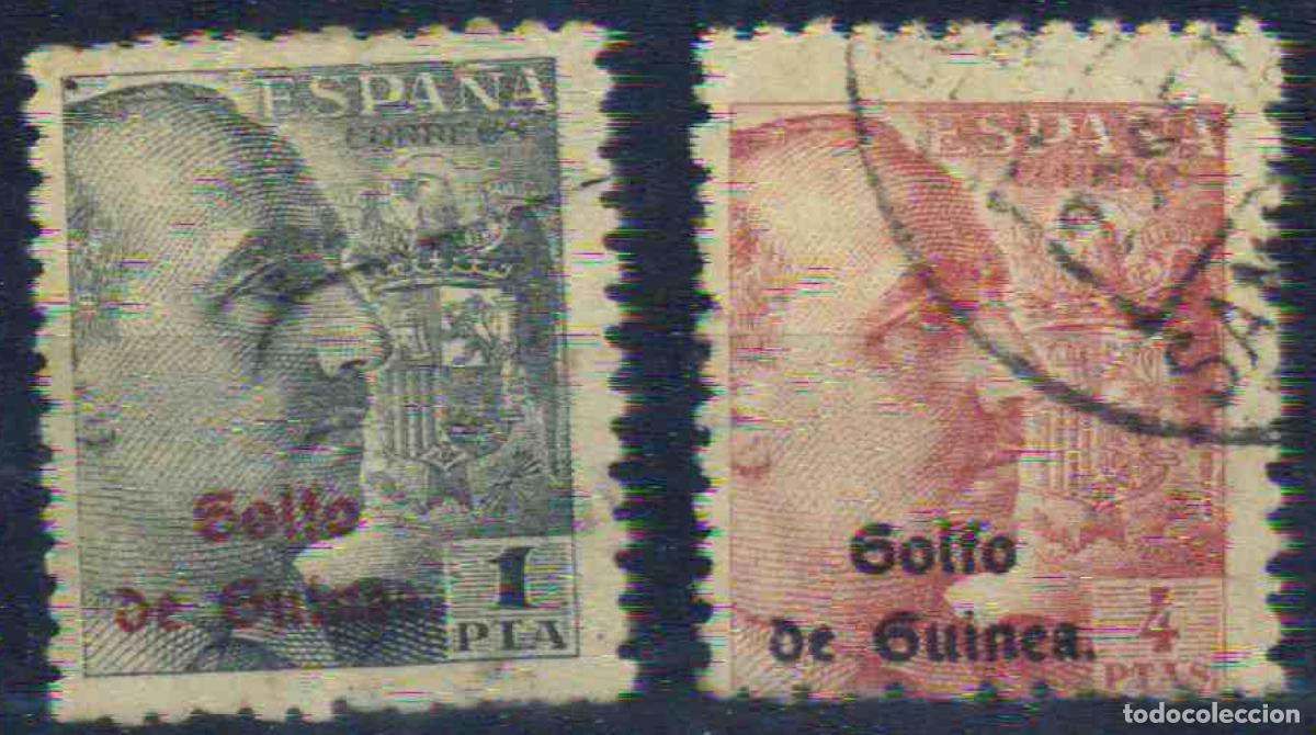 Selos: Guinea Espa&ntilde;ola 1942 Edifil 269/270&ordm; (usados)