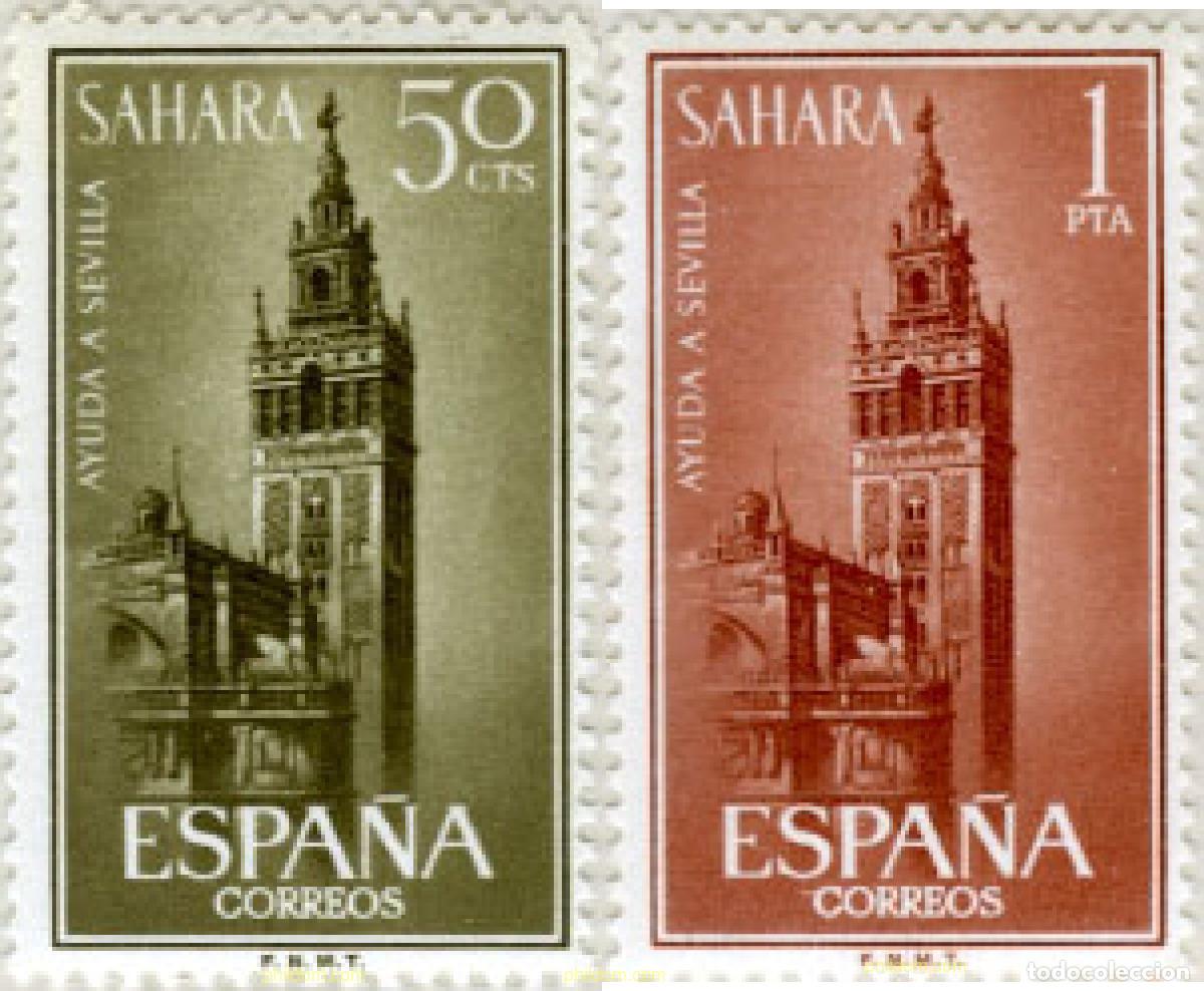 Briefmarken: 188147 MNH SAHARA ESPA&Ntilde;OL 1963 AYUDA A SEVILLA