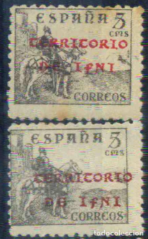 Sellos: Ifni 1941 Edifil 3**/* (nuevos - con variedad de color)