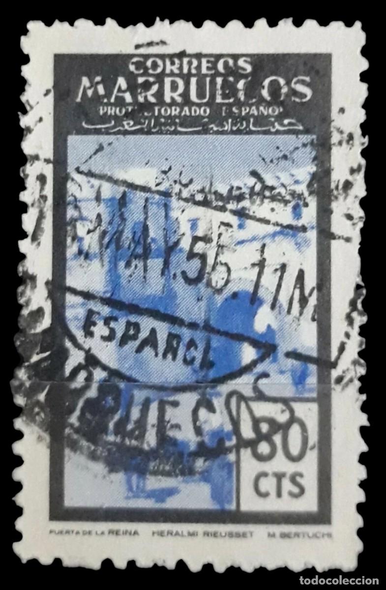 Sellos: MARRUECOS ESPA&Ntilde;OL 1955. EDIFIL 402. USADO.