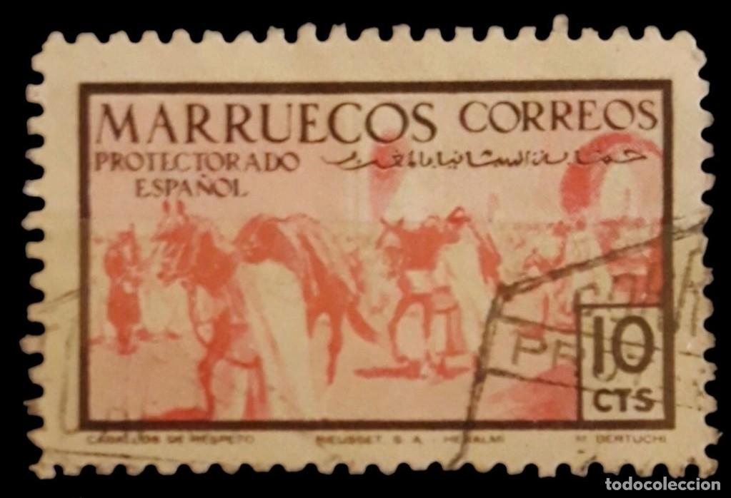 Sellos: MARRUECOS ESPA&Ntilde;OL 1952. EDIFIL 344. USADO.