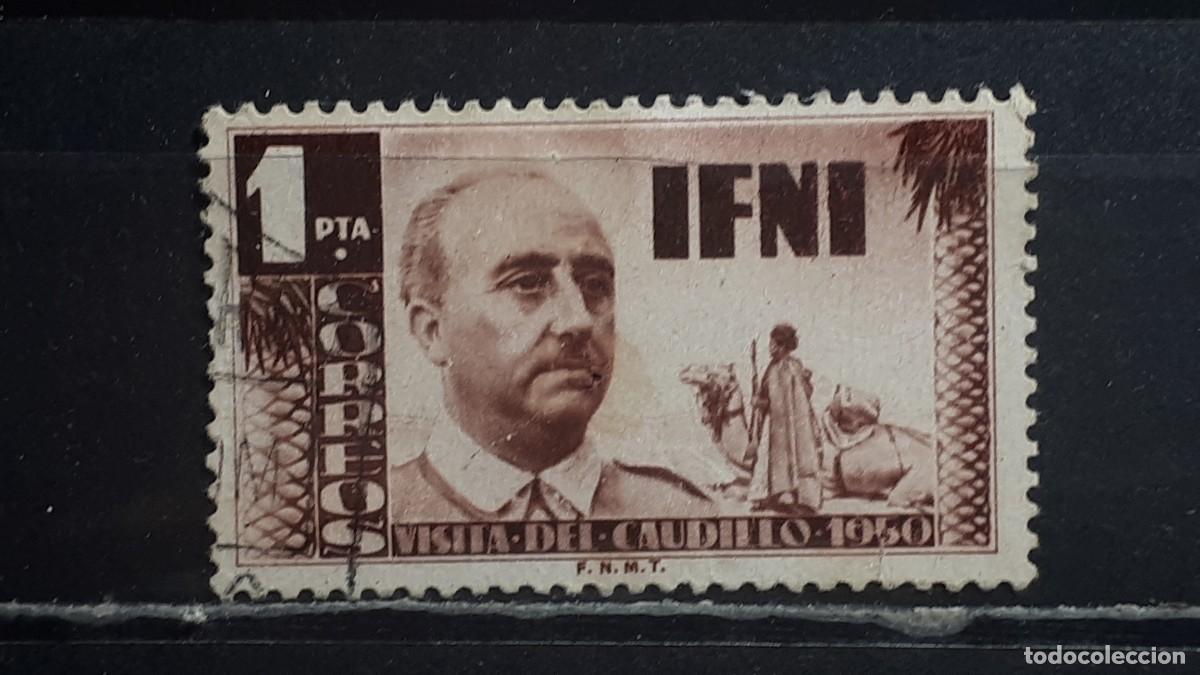 Stamps: IFNI. A&Ntilde;O 1951. &deg;. EDIFIL 74