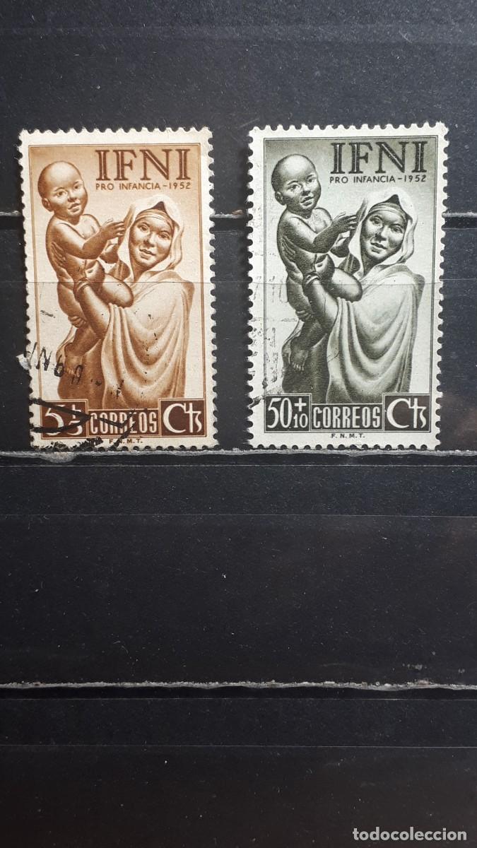 Briefmarken: IFNI. A&Ntilde;O 1952. &deg;. EDIFIL 78, 80