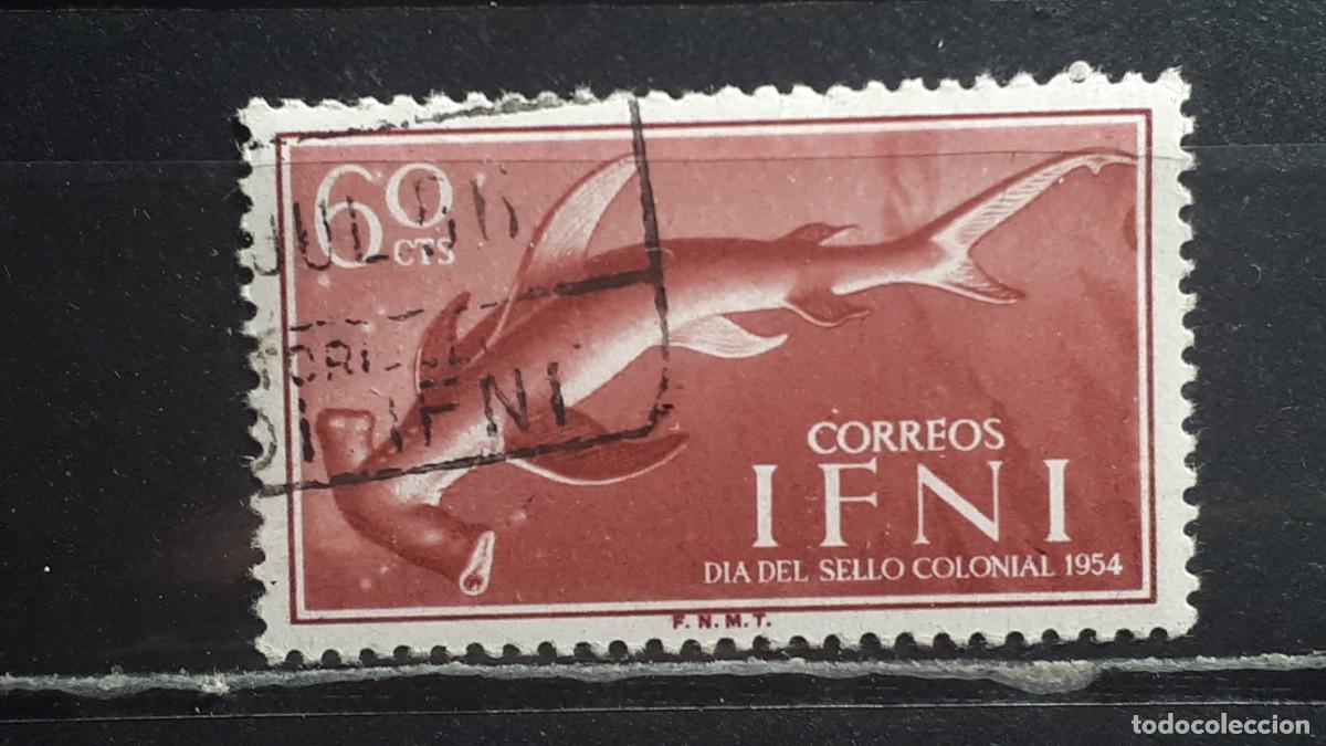 Briefmarken: IFNI. A&Ntilde;O 1954. &deg;. EDIFIL 121