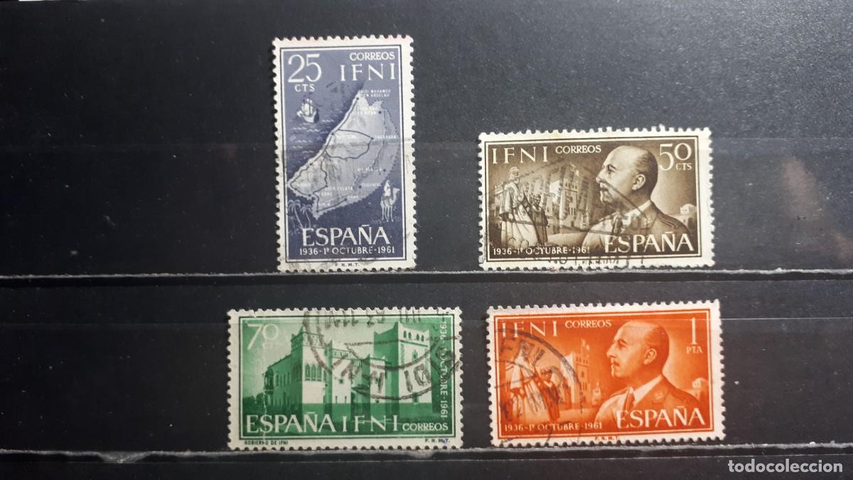 Timbres: IFNI. A&Ntilde;O 1961. &deg;. EDIFIL 179/82