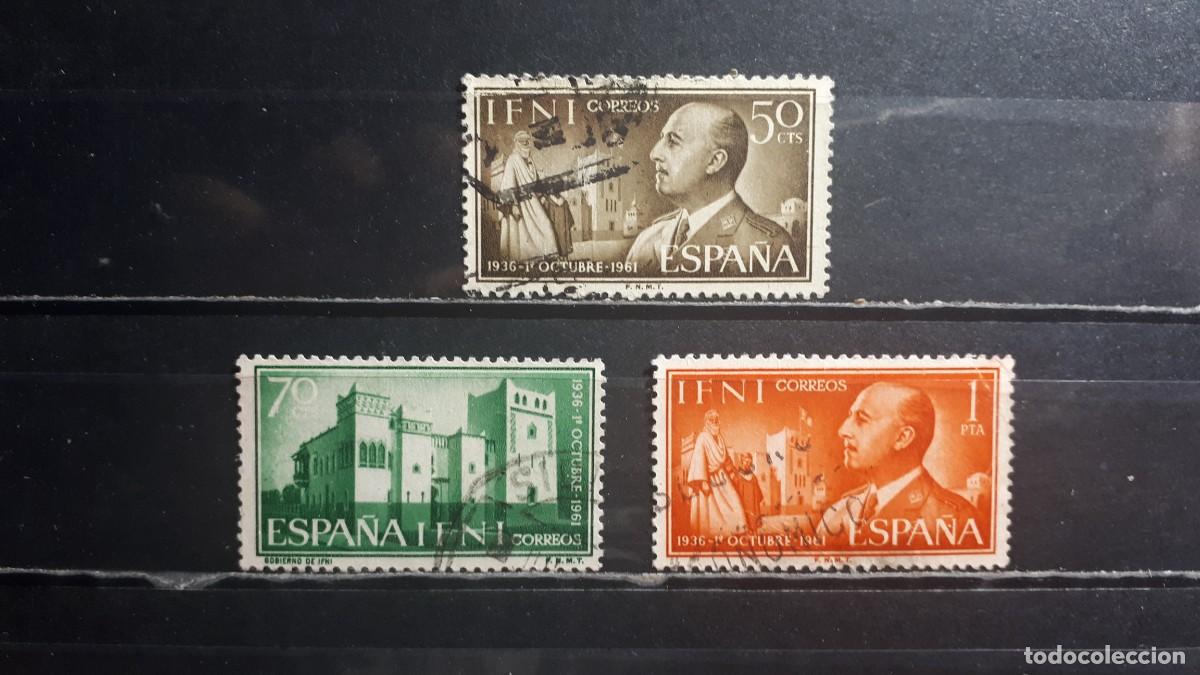 Timbres: IFNI. A&Ntilde;O 1961. &deg;. EDIFIL 180/82