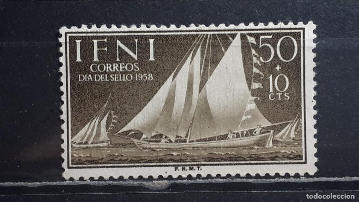 Timbres: IFNI. A&Ntilde;O 1958. &deg;. EDIFIL 151