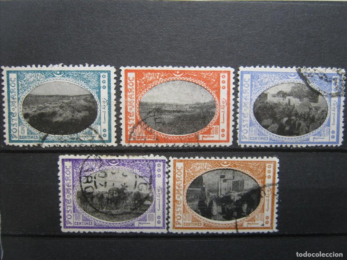 Timbres: MARRUECOS LOCALES TANGER USADOS PERFECTOS.