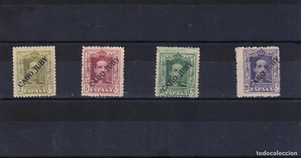 Sellos: COLONIAS ESPA&Ntilde;OLAS- CABO JUBY. Serie nueva con n&ordm; Catalogo Edifil 22/25*