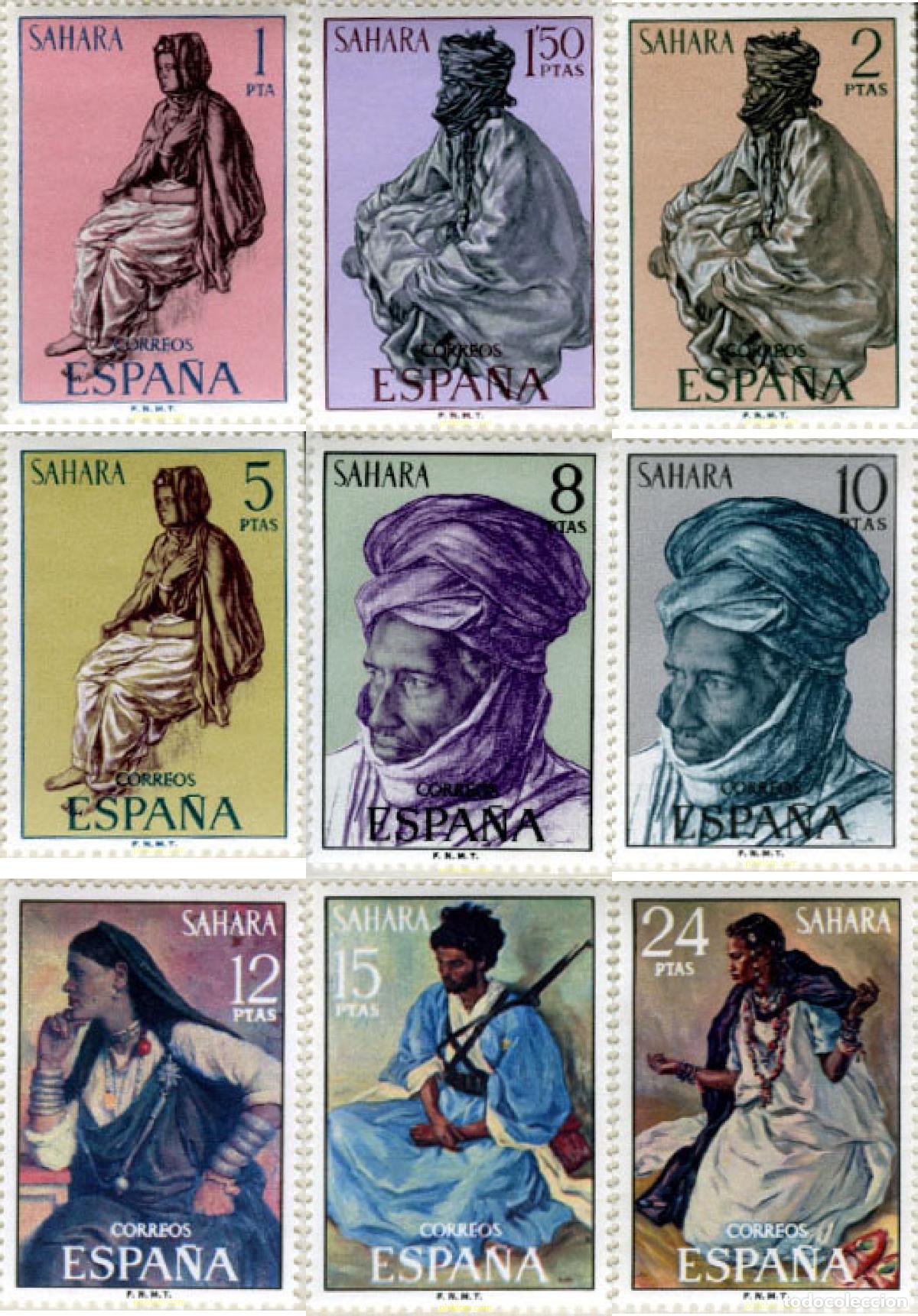 Sellos: 188129 MNH SAHARA ESPA&Ntilde;OL 1972 INDIGENAS