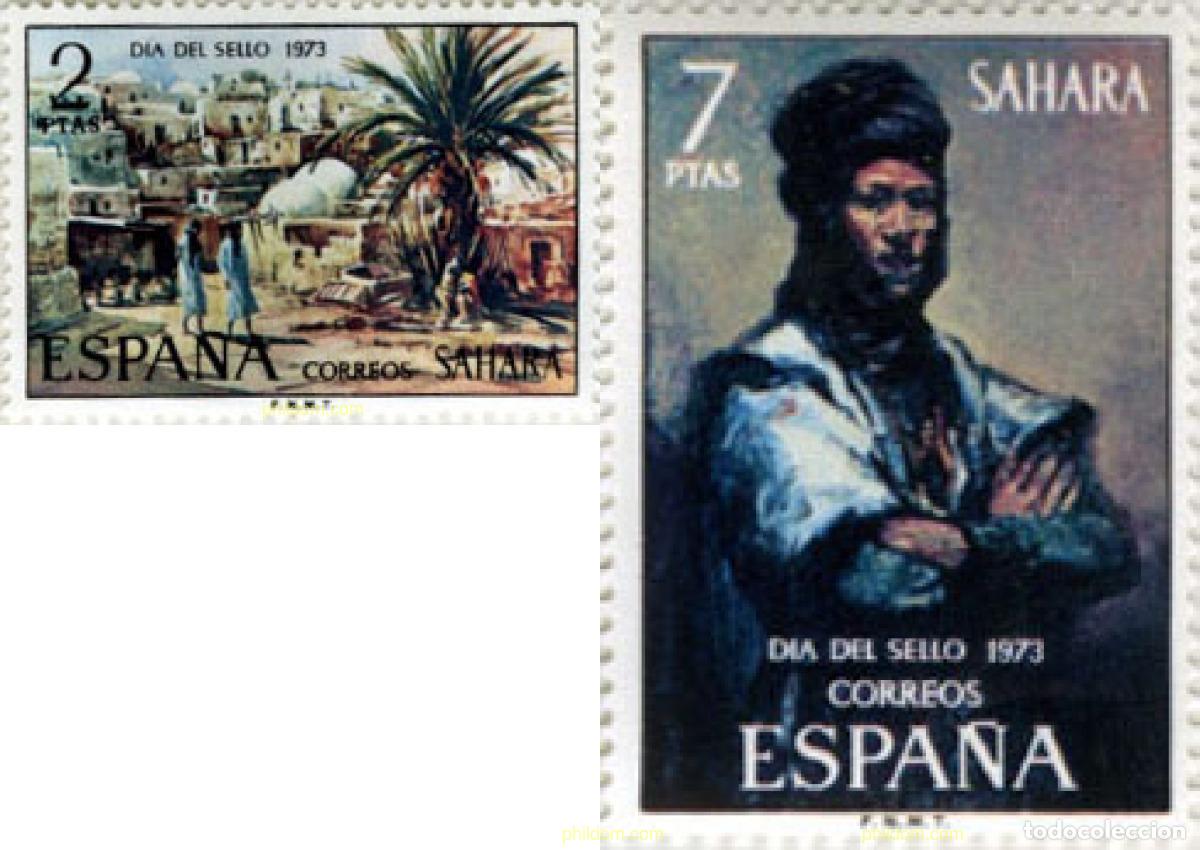 Sellos: 188132 MNH SAHARA ESPA&Ntilde;OL 1973 PINTURAS