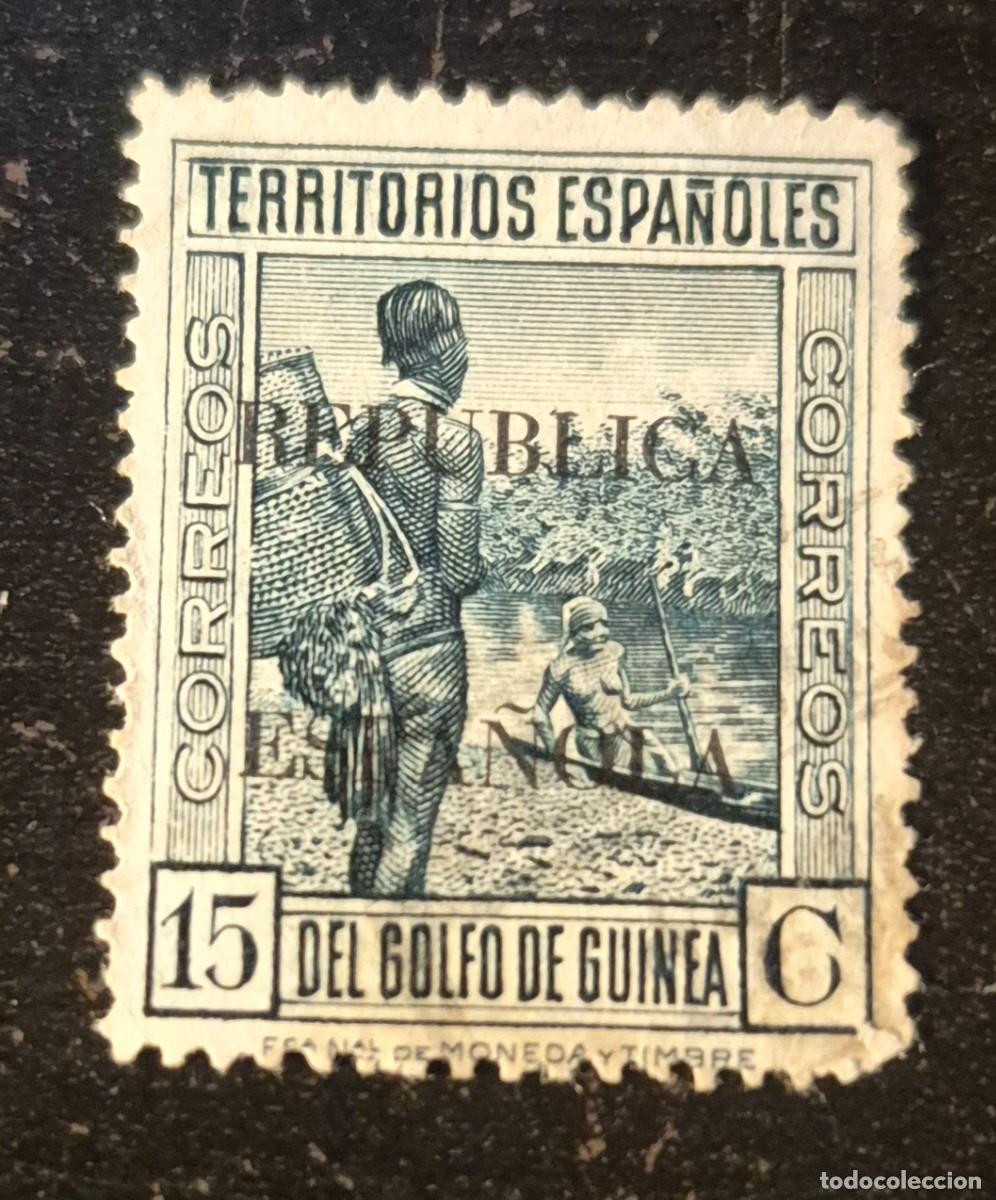 Sellos: Golfo de Guinea- A&ntilde;o 1931 - Edifil 220 - Usado - Se env&iacute;a el de la imagen