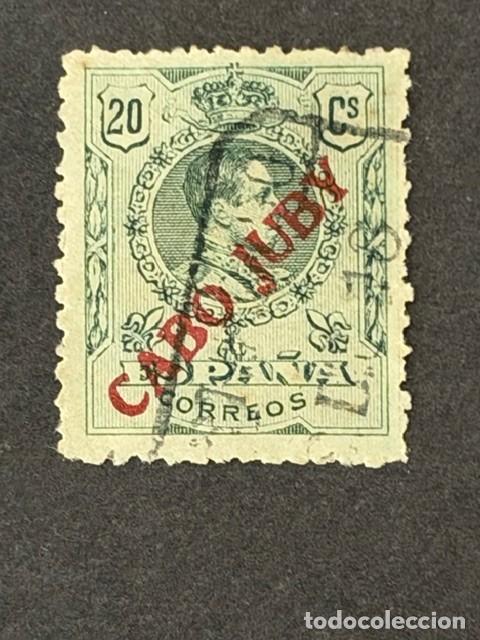 Sellos: Cabo Juby, Sello de Espa&ntilde;a, habilitado, 1919, Edifil 10, usado