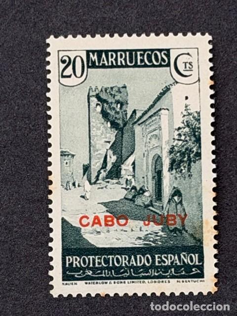 Sellos: Cabo Juby, Sellos de Marruecos, habilitado, 1935-1936, Edifil 72, nuevo
