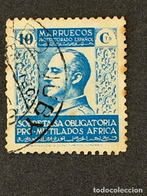 Sellos: Cabo Juby, Beneficencia, Sello de Marruecos, 1937-1939, sello usado en Cabo Juby