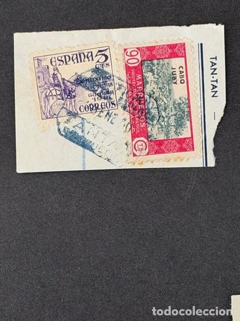Sellos: Cabo Juby, Sello de Espa&ntilde;a, 1949, sello usado en Cabo Juby