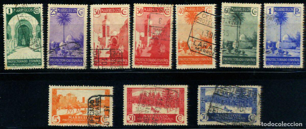 Sellos: Marruecos 1935-1937 (usados)