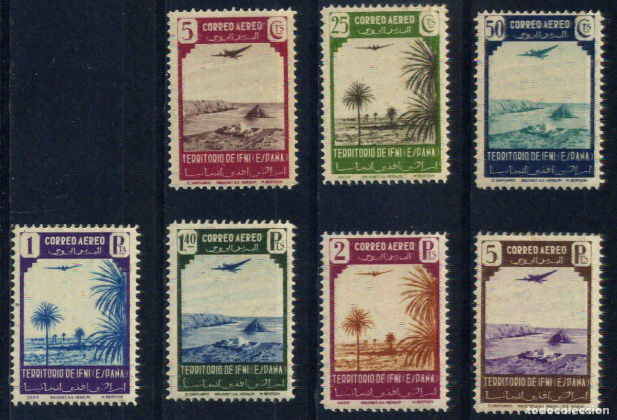Sellos: Ifni 1943 Correo a&eacute;reo
