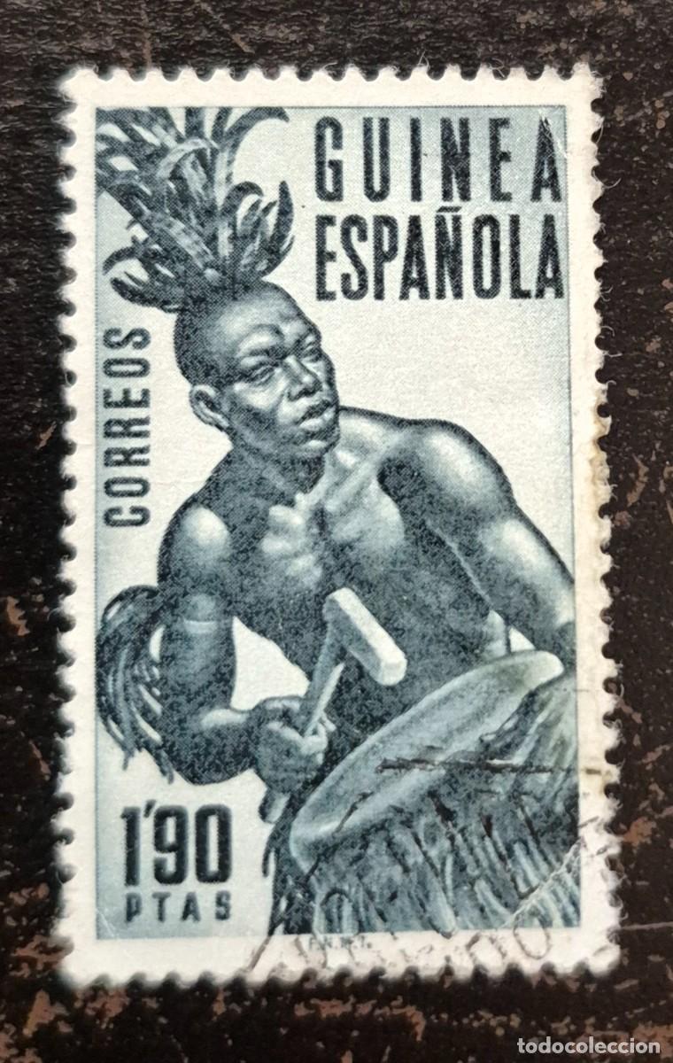 Sellos: GUINEA - A&ntilde;o 1953 - Edifil 329 - Usado - Se env&iacute;a el de la imagen