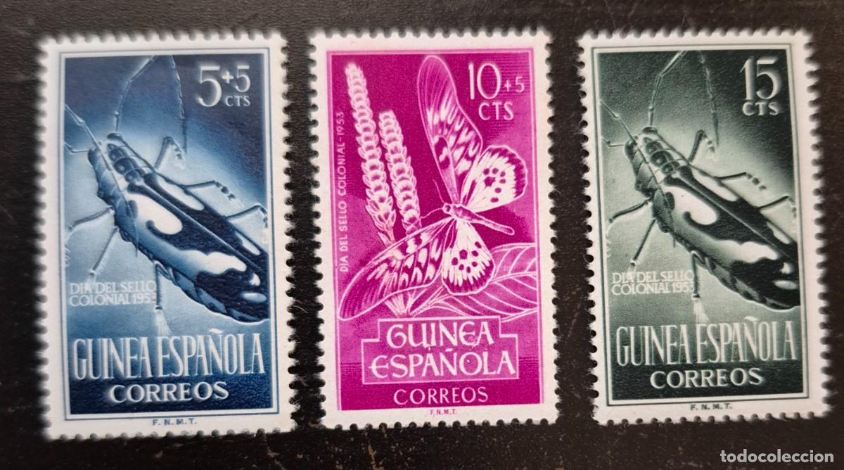 Sellos: GUINEA - A&ntilde;o 1953 - Edifil 330/332** - Nuevos, Goma original - Se env&iacute;a el de la imagen