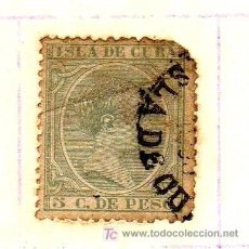 Sellos: SELLO CUBA ALFONSO XIII - VALOR FACIAL 5 CENTIMOS DE PESO. Lote 12976083