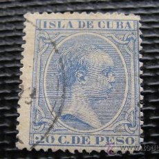 Selos: 1891 CUBA, ALFONSO XIII, EDIFIL 129 . Lote 29050202