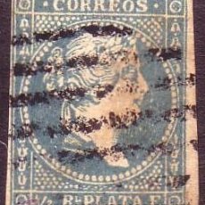 Sellos: CUBA. (CAT. ANT. 7/GRAUS 1447-III). 1/2 R. FALSO POSTAL TIPO III (SUBTIPO A). MUY BONITO.. Lote 40460373