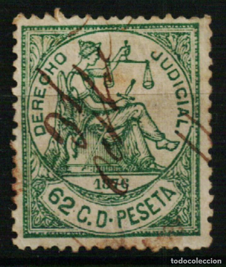 FISCAL ANTILLAS. DERECHO JUDICIAL 62 CÉNTIMOS DE PESETA. DE 1876 (Sellos - España - Colonias Españolas y Dependencias - América - Antillas)