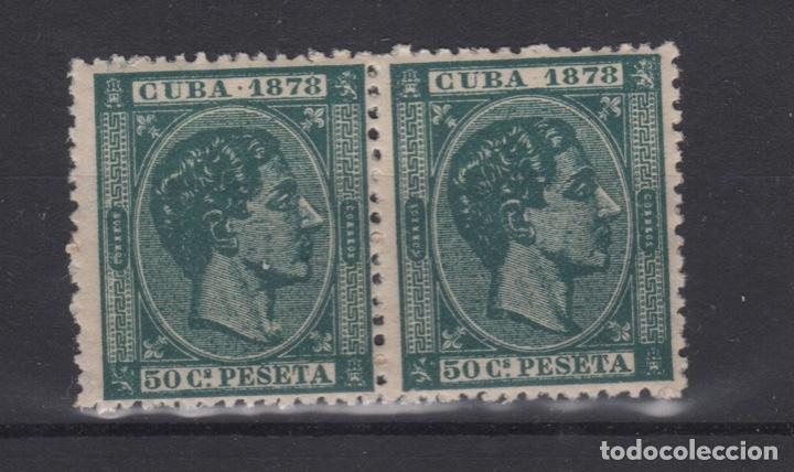 Sellos: 1878 Cuba MH 50 cts de Peseta Alfonso XII - Foto 1 - 168349292