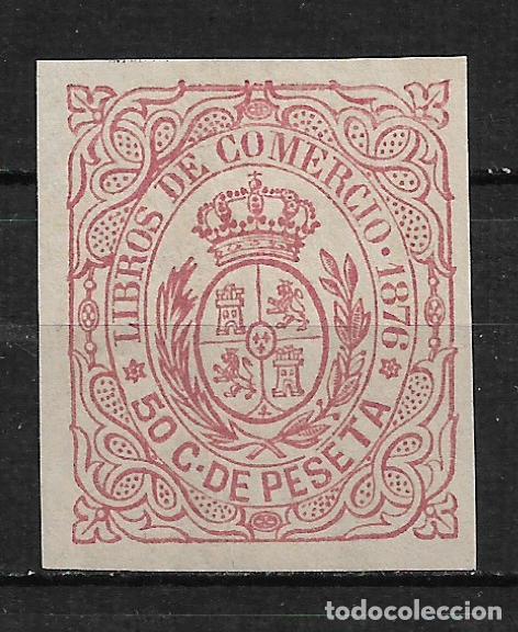 ESPAÑA CUBA LIBROS DE COMERCIO 1876 - 14/28 (Sellos - España - Colonias Españolas y Dependencias - América - Cuba)