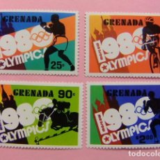 Sellos: GRENADE GRENADA 1980 JUEGOS OLYMPICOS DE MOSCU YVERT 909 /912 ** MNH