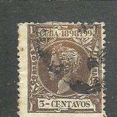 Selos: CUBA 1898 - EDIFIL NRO. 161 - ALFONSO XIII - 3C. - USADO. Lote 238627425