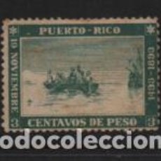 Sellos: PUERTO RICO,- 3 CVS DE PESO,- 1493-1893.-E.D. Nº 101. SIN CIRCULAR-VER FOTO. Lote 240422545
