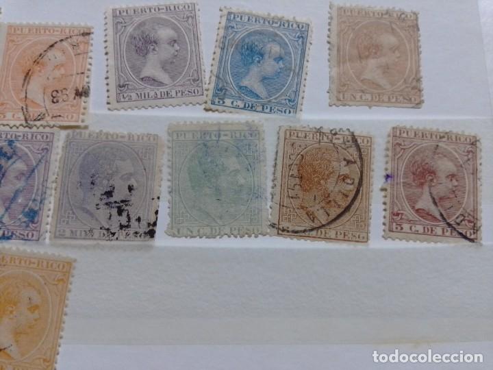 Sellos: Lote 22 sellos Puerto Rico España y EEUU - Foto 2 - 289729753