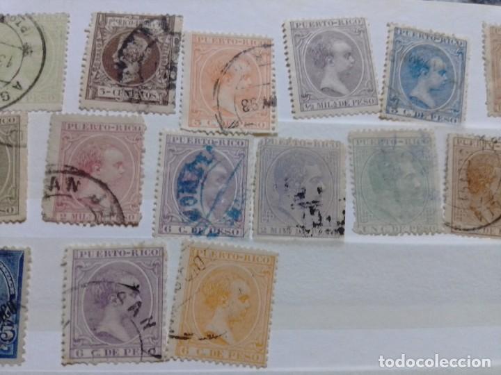 Sellos: Lote 22 sellos Puerto Rico España y EEUU - Foto 4 - 289729753