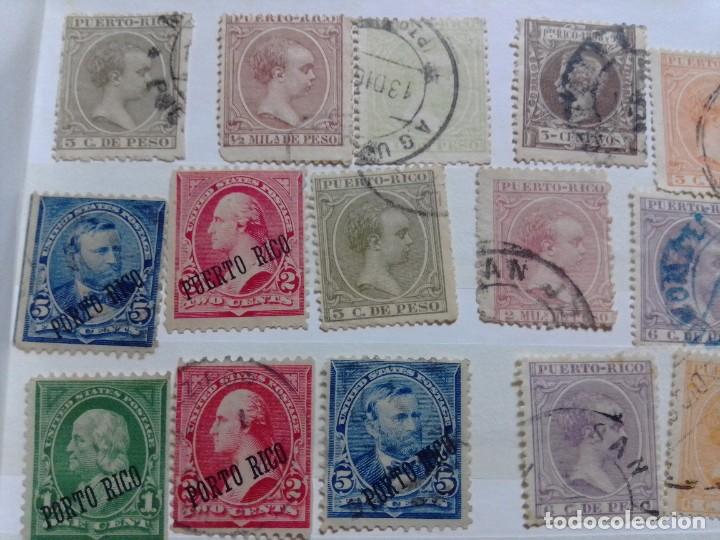 Sellos: Lote 22 sellos Puerto Rico España y EEUU - Foto 5 - 289729753