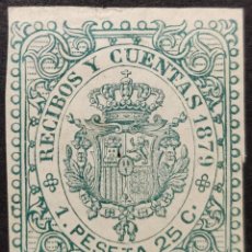 Sellos: COLONIAS ESPAÑOLAS. CUBA. RECIBOS Y CUENTAS 1879