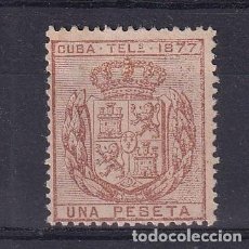 Sellos: DEPENDENCIAS POSTALES CUBA TELEGRAFOS AÑO 1877 EDIFIL 39* EN NUEVO. Lote 398655499