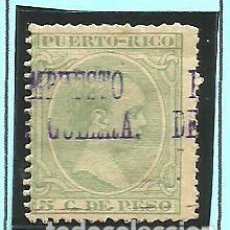 Sellos: PUERTO RICO 1898 - SOBRECARGA IMPUESTO DE GUERRA - EDIFIL NRO. 16 - CHARNELA. Lote 401348614