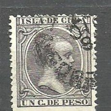Sellos: CUBA 1896-97 - EDIFIL NRO. 146 - ALFONSO XIII - 1C.- USADO. Lote 401436719